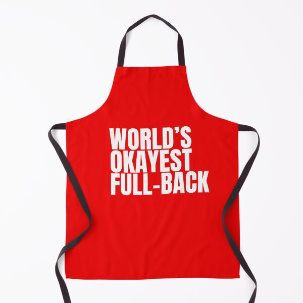 Item preview, World's Okayest Full-Back - White designed and sold by Cutsandsparks.