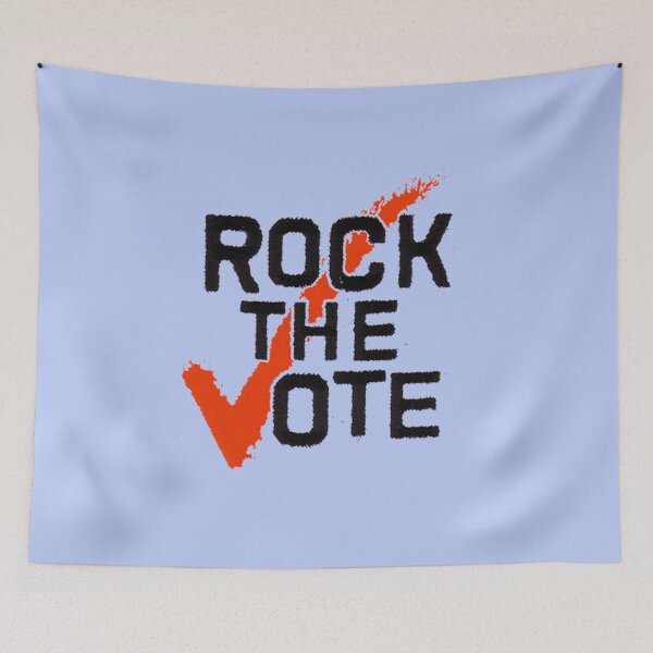 Item preview, CJ Cregg ROCK THE VOTE T-shirt Design designed and sold by baranskini.