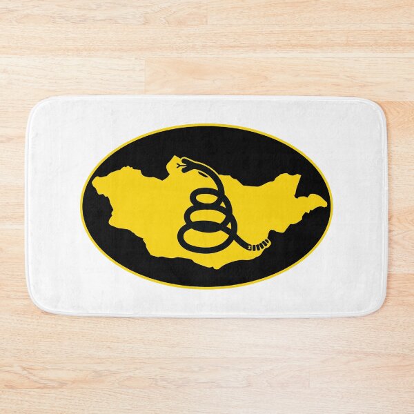 Item preview, MONGOLIA - Freedom Is The Superpower - Modern Gadsden Snake Flag - Dont Tread On Me design designed and sold by pelagio.