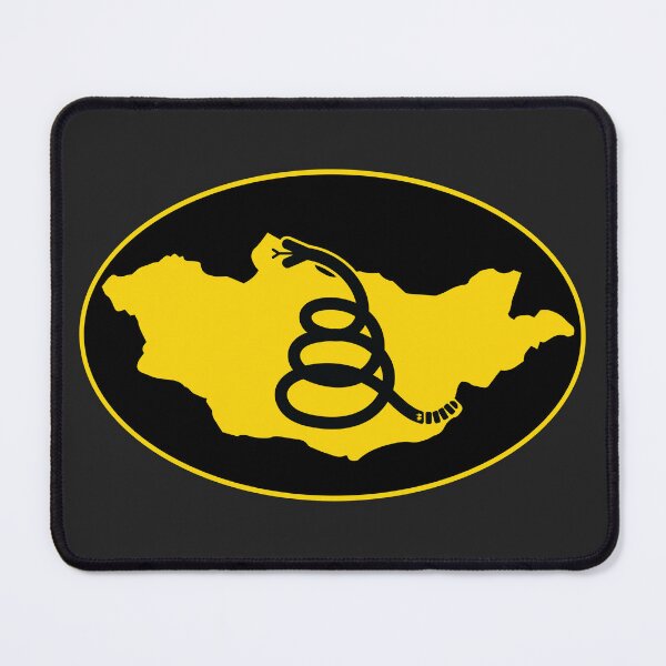Item preview, MONGOLIA - Freedom Is The Superpower - Modern Gadsden Snake Flag - Dont Tread On Me design designed and sold by pelagio.