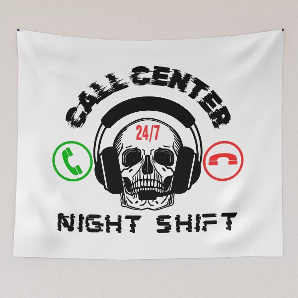 Item preview, Call Center, night shift, halloween  designed and sold by OmikronStore.