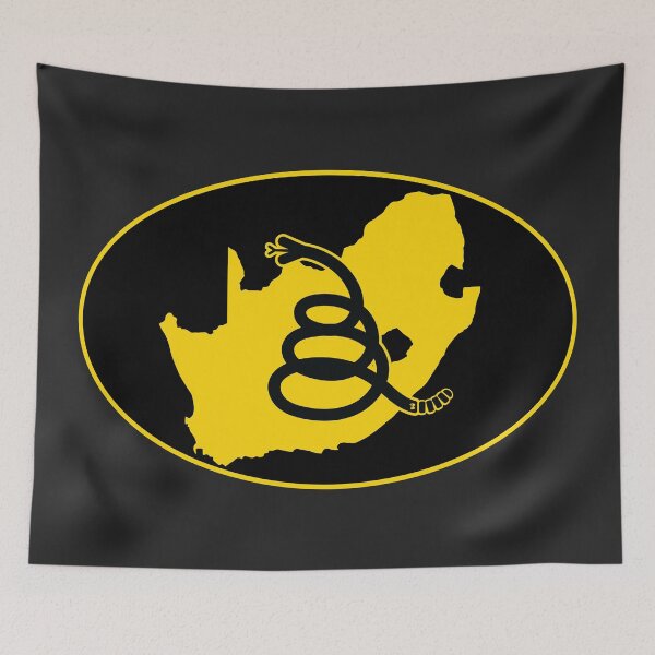 Item preview, SOUTH AFRICA - Freedom Is The Superpower - Modern Gadsden Snake Flag - Dont Tread On Me design designed and sold by pelagio.