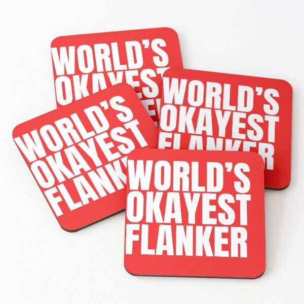 Artikelvorschau, Der okayste Flanker der Welt - Weiß entworfen und verkauft von Cutsandsparks.