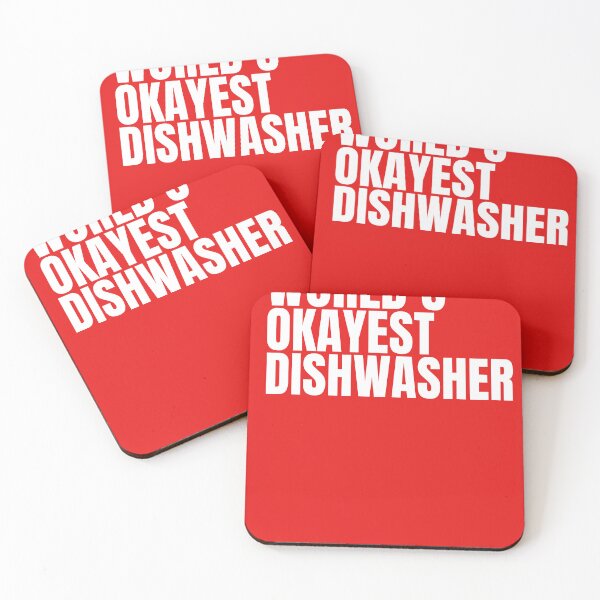 Item preview, World's Okayest Dishwasher - White designed and sold by Cutsandsparks.