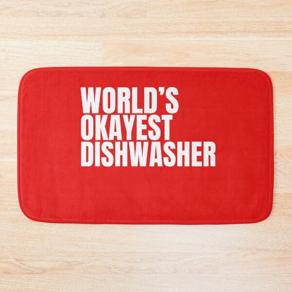 Item preview, World's Okayest Dishwasher - White designed and sold by Cutsandsparks.