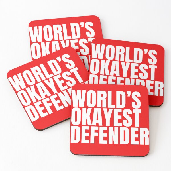 Item preview, World's Okayest Defender - White designed and sold by Cutsandsparks.