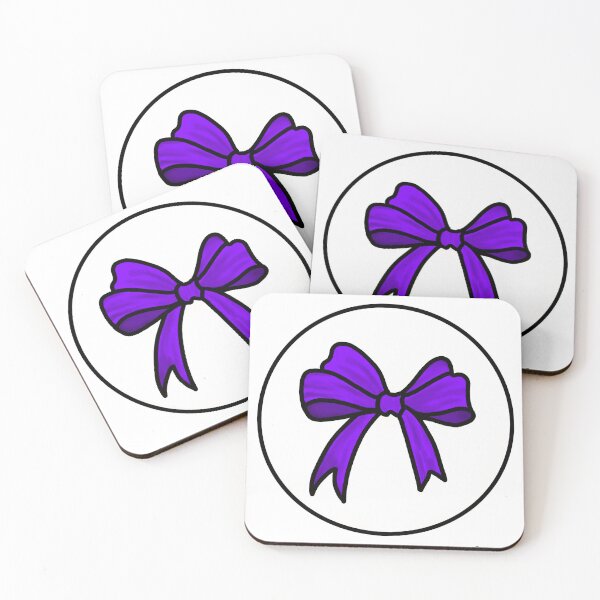 Item preview, purple and white game day bow designed and sold by mtayzart.