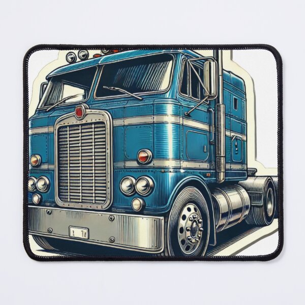 Item preview, Classic cabover truck from America. designed and sold by NMCStickers.