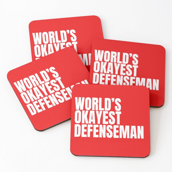 Item preview, World's Okayest Defenseman - White designed and sold by Cutsandsparks.