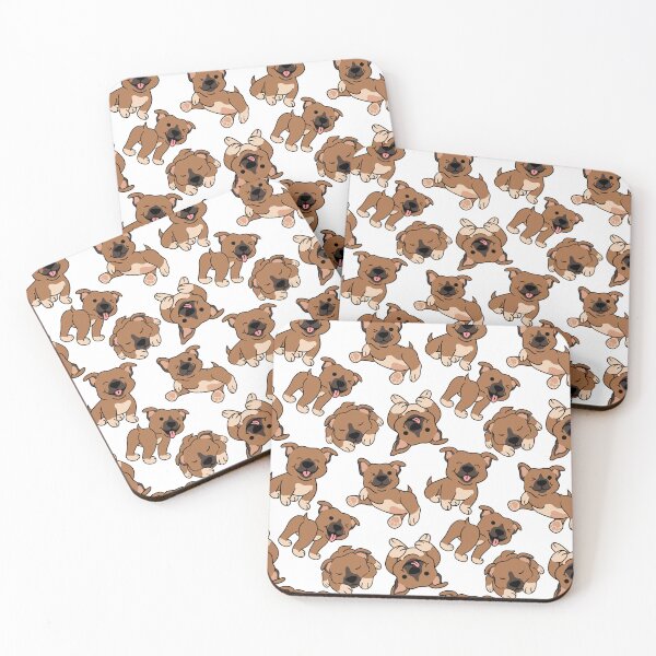Item preview, Staffy Cute Pattern designed and sold by SwatchGD.