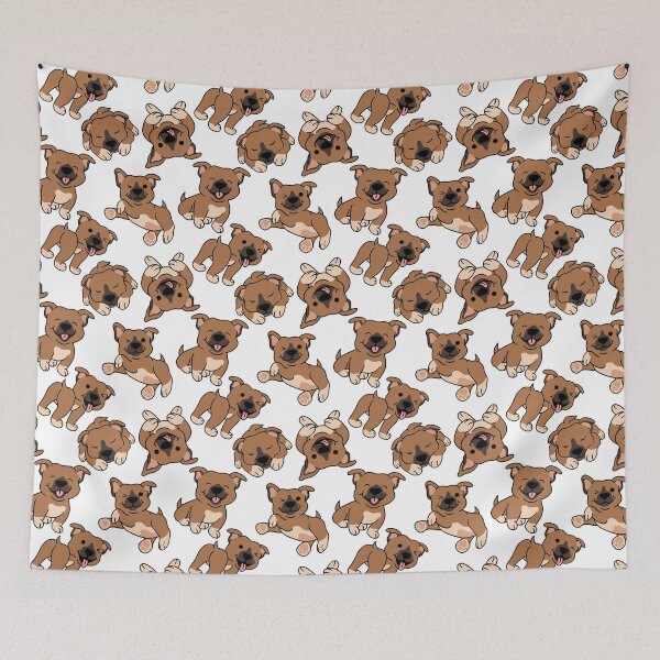 Item preview, Staffy Cute Pattern designed and sold by SwatchGD.