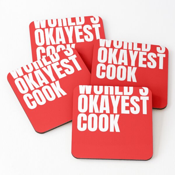Item preview, World's Okayest Cook - White designed and sold by Cutsandsparks.