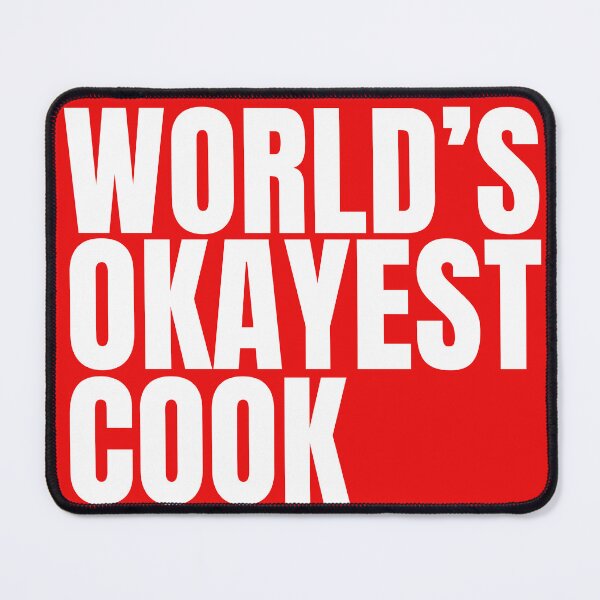 Item preview, World's Okayest Cook - White designed and sold by Cutsandsparks.
