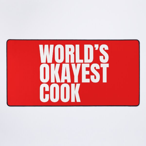 Item preview, World's Okayest Cook - White designed and sold by Cutsandsparks.