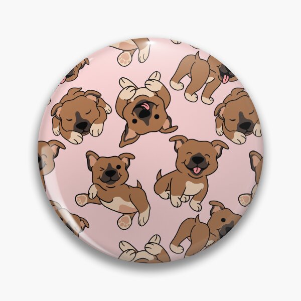 Item preview, Staffy Cute Pattern designed and sold by SwatchGD.