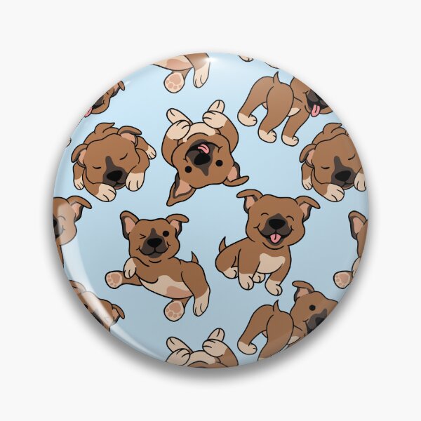 Item preview, Staffy Cute Pattern designed and sold by SwatchGD.