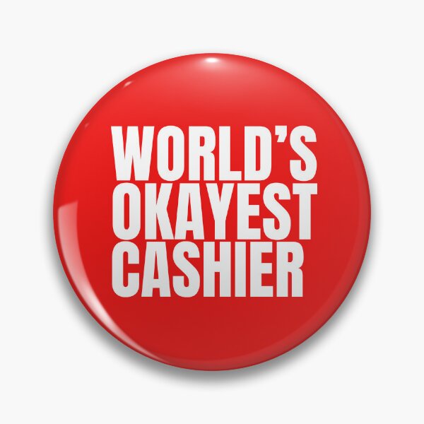 Item preview, World's Okayest Cashier - Whites designed and sold by Cutsandsparks.