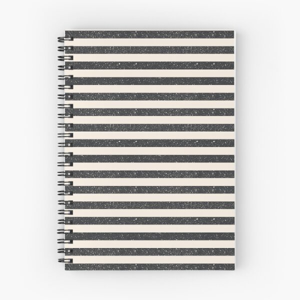 Item preview, Rustic textured stripes - Charcoal black and white designed and sold by Illustrated by Nat.