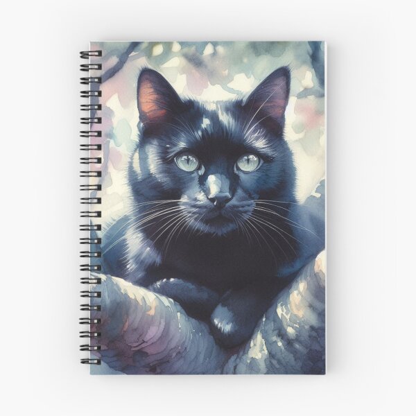 Item preview, Black Cat In Tree designed and sold by PamsAIArt.