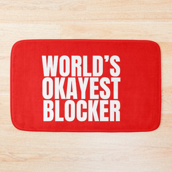 Item preview, World's Okayest Blocker - White designed and sold by Cutsandsparks.