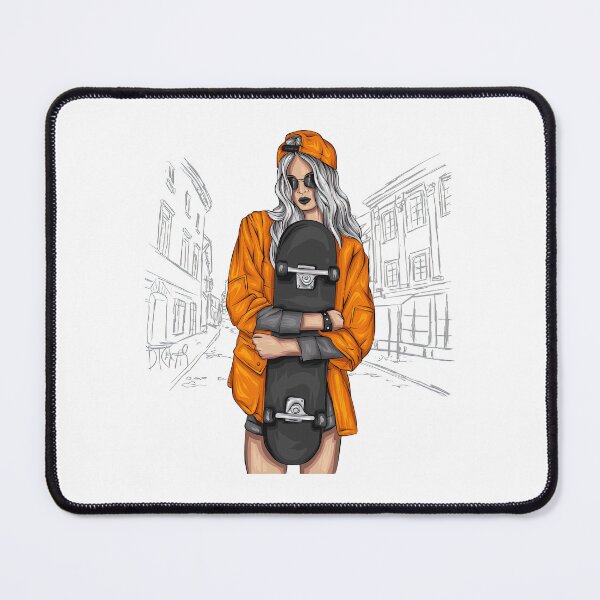 Item preview, Anime Skate Girl, Skateboarding Girl, Skate, Sk8 designed and sold by Skateboard-Art.