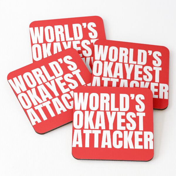 Item preview, World's Okayest Attacker - White designed and sold by Cutsandsparks.