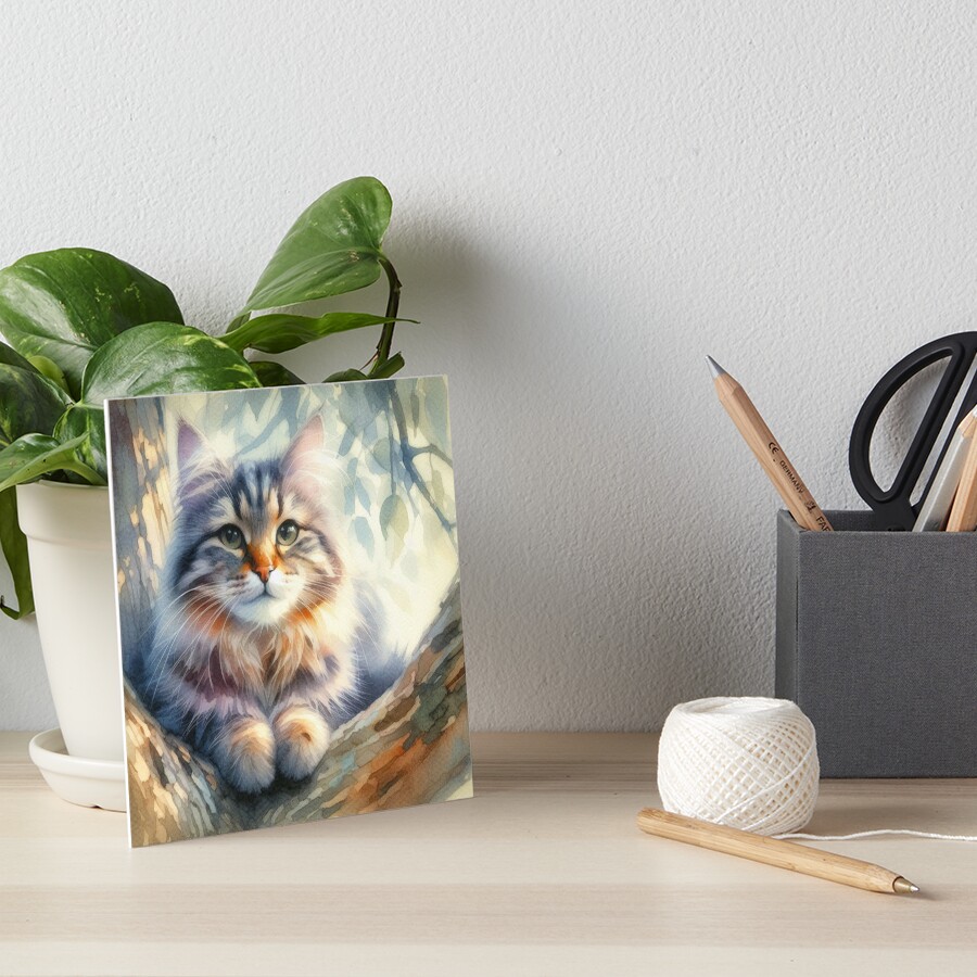 Item preview, Art Board Print designed and sold by PamsAIArt.