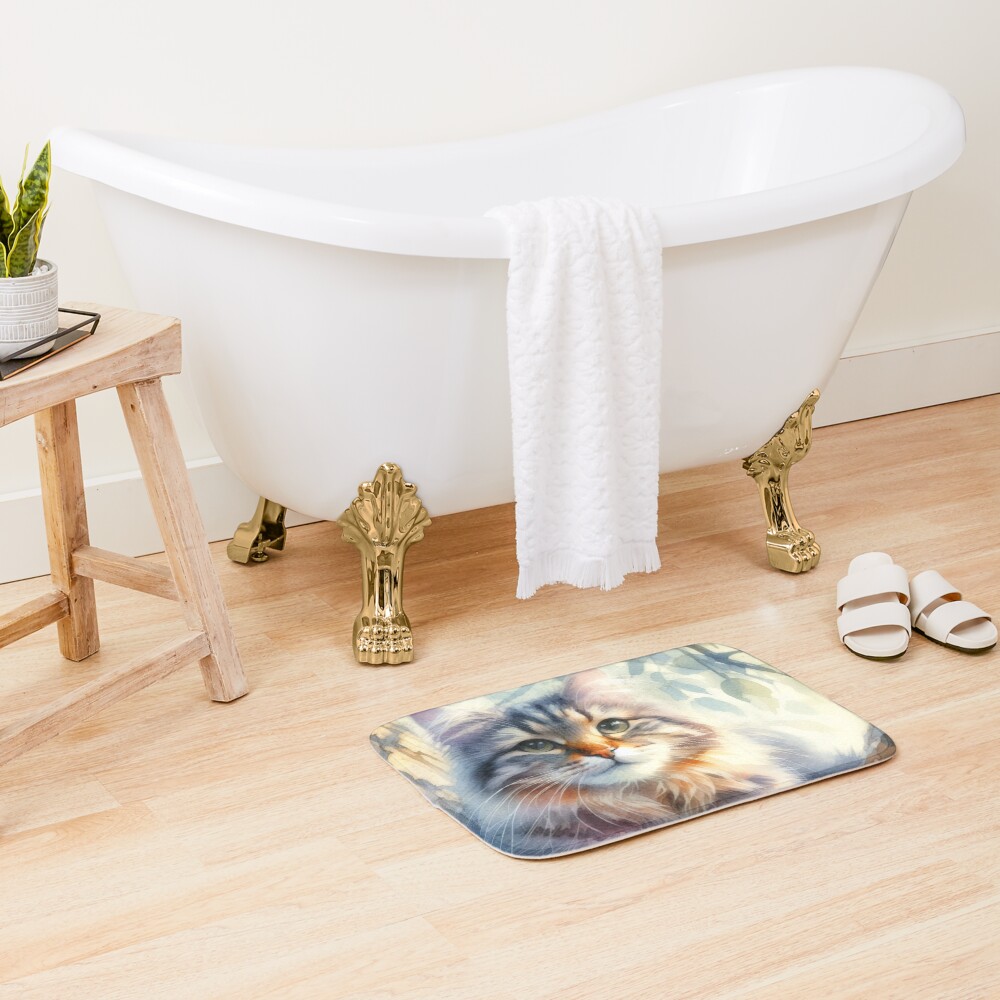 Item preview, Bath Mat designed and sold by PamsAIArt.