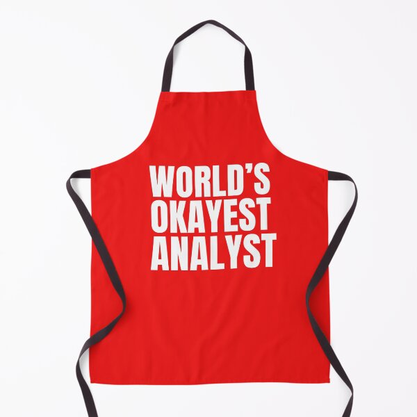 Item preview, World's Okayest Analyst - White designed and sold by Cutsandsparks.