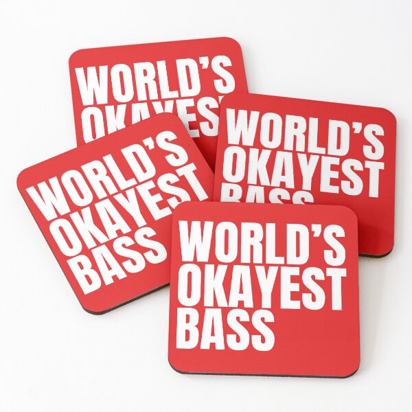 Item preview, World's Okayest Bass - White designed and sold by Cutsandsparks.