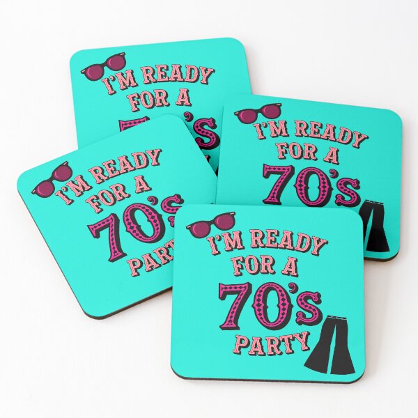 Item preview, Estoy listo para una fiesta de los años 70. Cita retro designed and sold by TheArtOfPat.