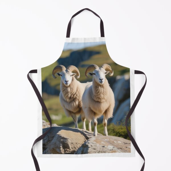 Item preview, Dorset Horn Sheep Standing on a Rock designed and sold by pmah26.