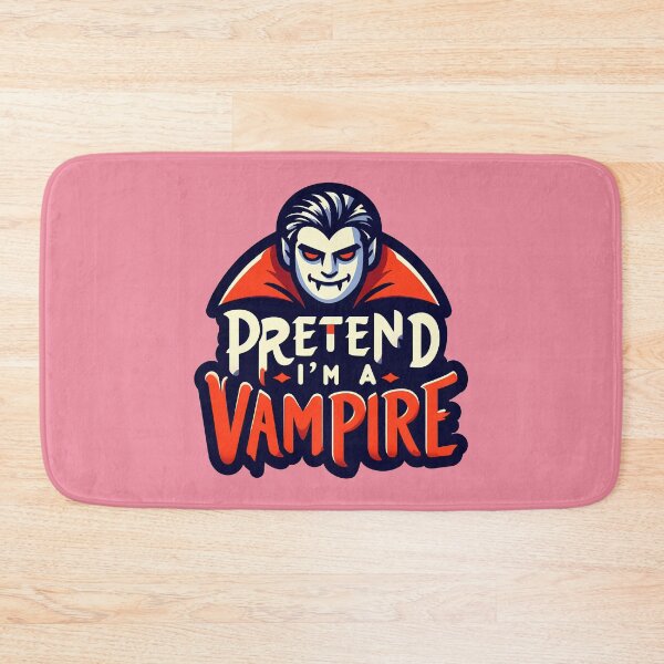 Item preview, Pretend I'm a Vampire, typography designed and sold by maxmaj.