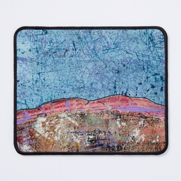Item preview, Art, mixed media, Australia, Uluru, Ayers Rock from a distance  designed and sold by WildLadyWood.