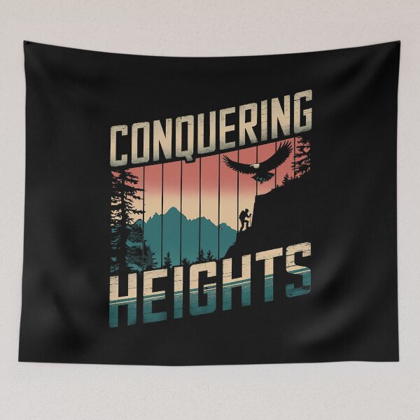 Item preview, Retro Conquering Heights - Vintage Adventure designed and sold by VioladesignByRW.