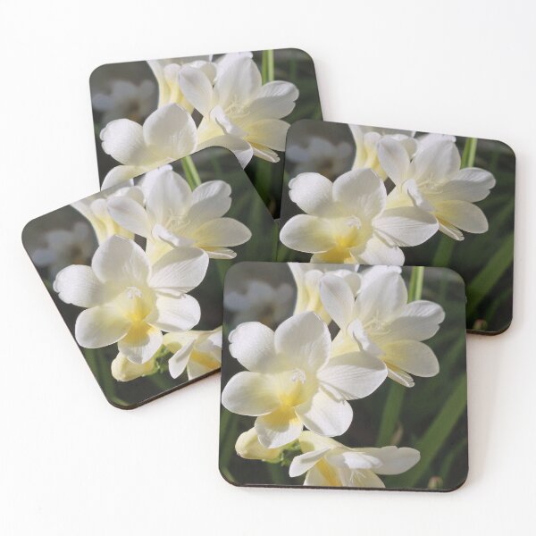 Item preview, Beautiful White Freesias Flowering In Spring  designed and sold by Designsbygroovy.