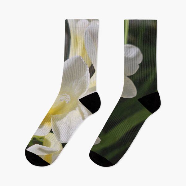 Item preview, Beautiful White Freesias Flowering In Spring  designed and sold by Designsbygroovy.