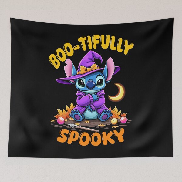 Item preview, Halloween Cute Stitch : A Bootifully Spooky design for Halloween | Spooky Autumn designed and sold by TheInkyOwl-TIO.