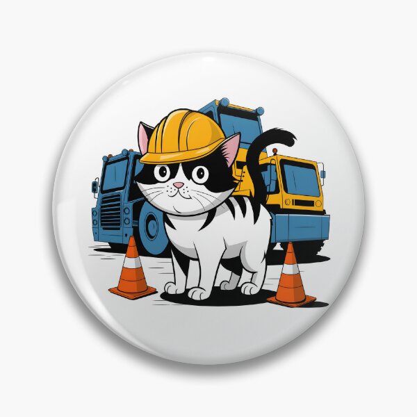 Item preview, Construction Cat designed and sold by Simo200.