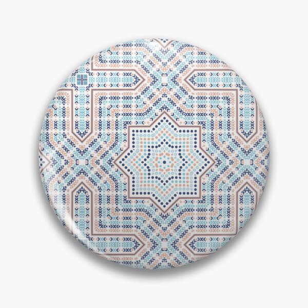 Item preview, Boho Star Blue Pattern designed and sold by ilovespmaestax.