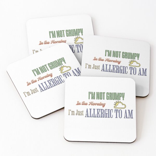Item preview, I'm Not Grumpy In The Morning designed and sold by SoulThread Studio.