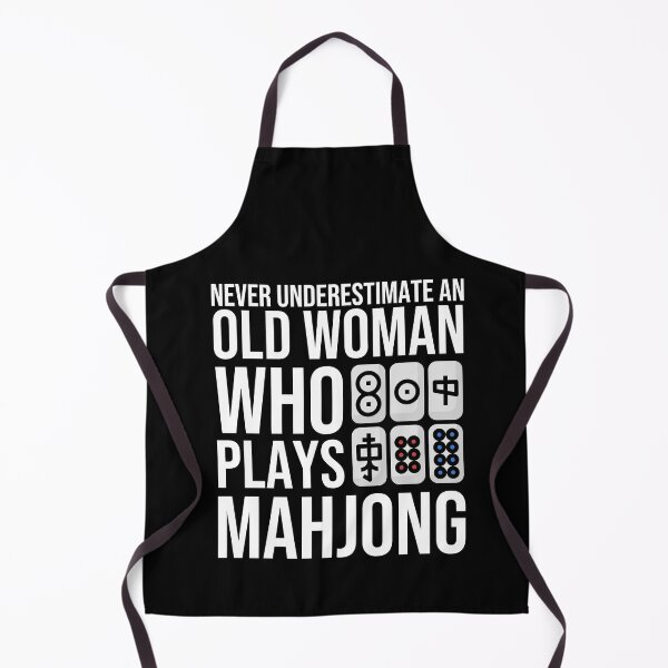 Item preview, Never Underestimate An Old Woman Who Plays Mahjong designed and sold by HappyDelights.