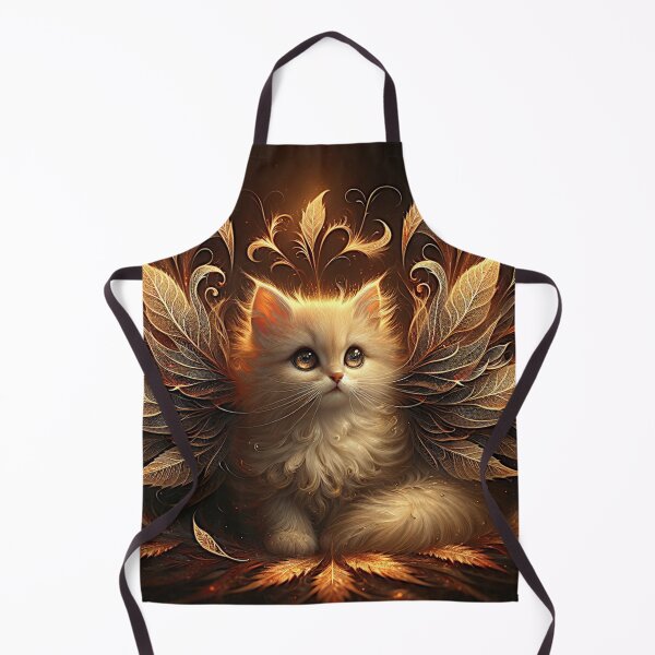 Item preview, Golden Winged Feline: A Mythical Marvel designed and sold by darlene80184.