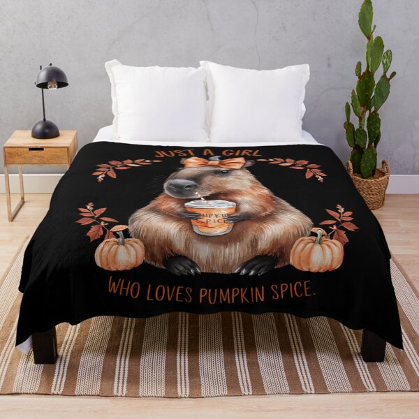 Item preview, Just a Girl Who Loves Pumpkin Spice - Funny Skeleton Halloween designed and sold by VioladesignByRW.