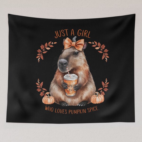 Item preview, Just a Girl Who Loves Pumpkin Spice - Funny Skeleton Halloween designed and sold by VioladesignByRW.