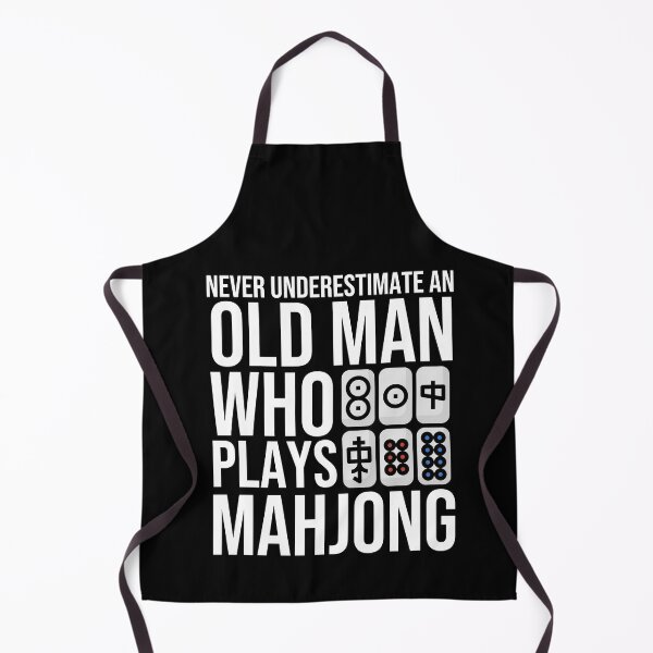 Item preview, Never Underestimate An Old Man Who Plays Mahjong designed and sold by HappyDelights.