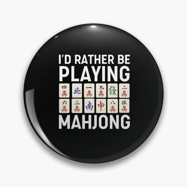 Item preview, I'd Rather Be Playing Mahjong designed and sold by HappyDelights.