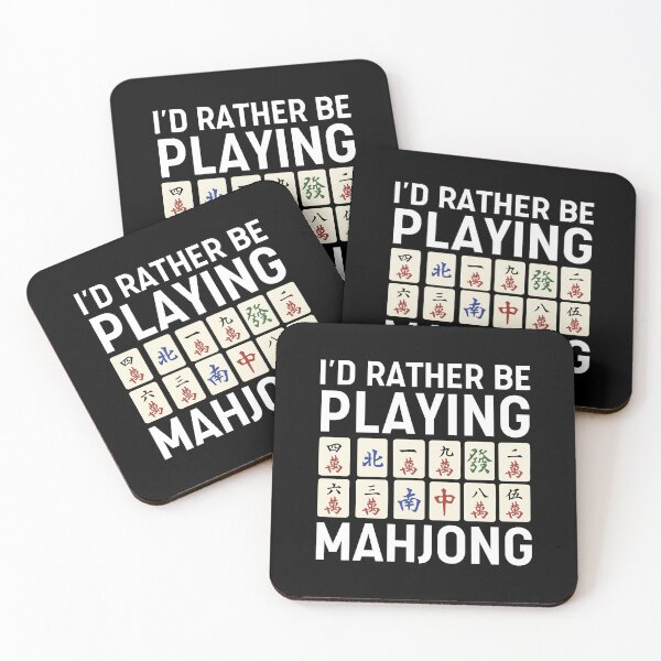 Item preview, I'd Rather Be Playing Mahjong designed and sold by HappyDelights.