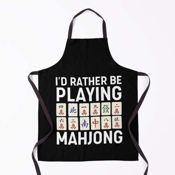Item preview, I'd Rather Be Playing Mahjong designed and sold by HappyDelights.