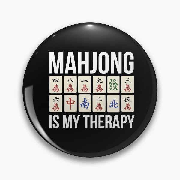 Item preview, Mahjong Is My Therapy - Funny Mahjong Quote designed and sold by HappyDelights.